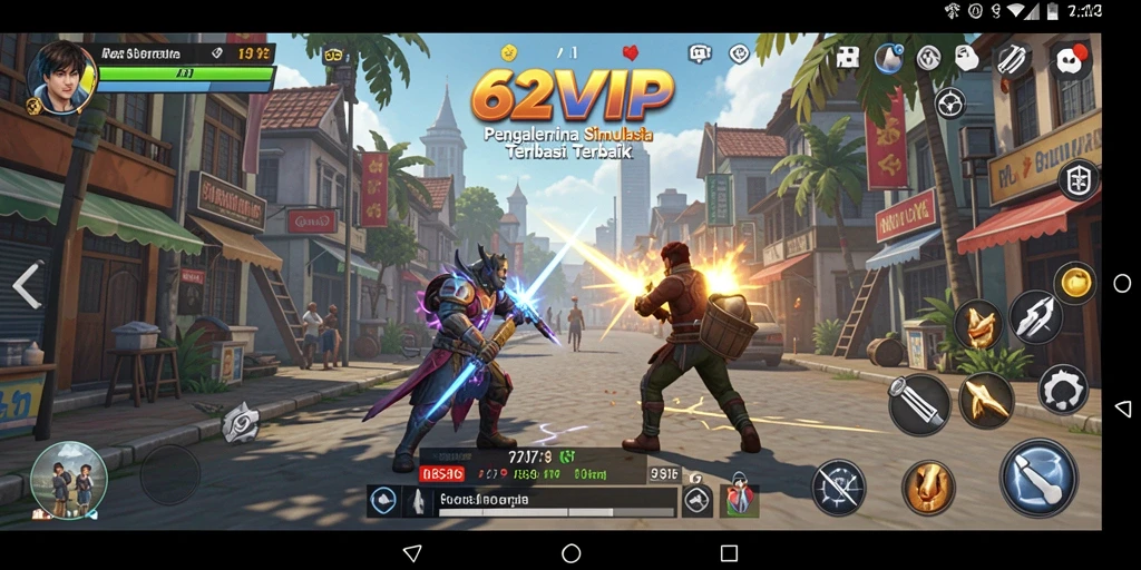 Tampilan gameplay menarik dari 62VIP yang penuh strategi.