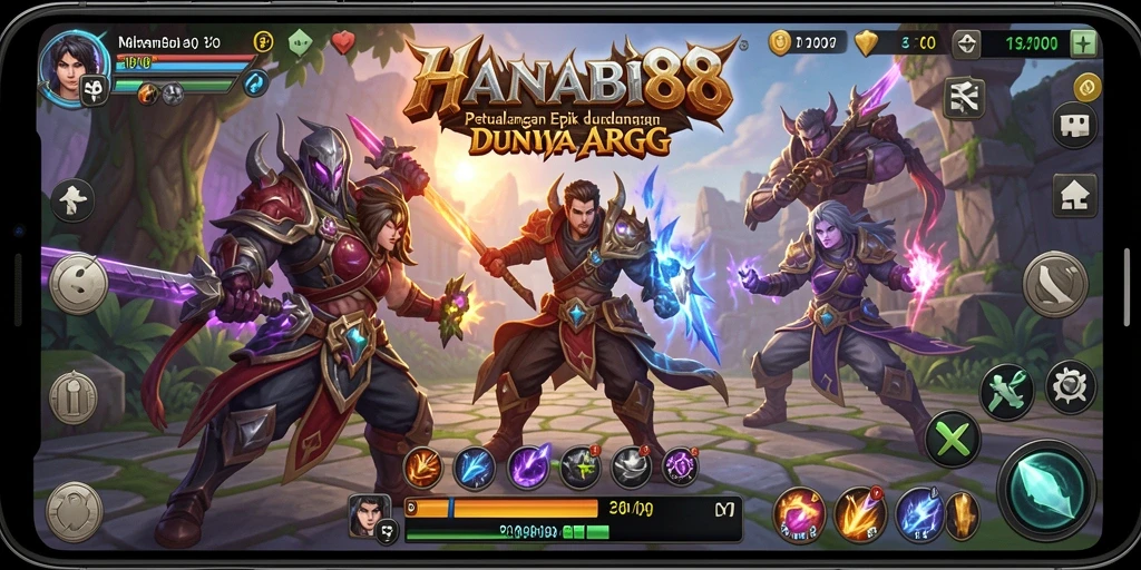 Gameplay seru dan grafis memukau dalam HANABI88.