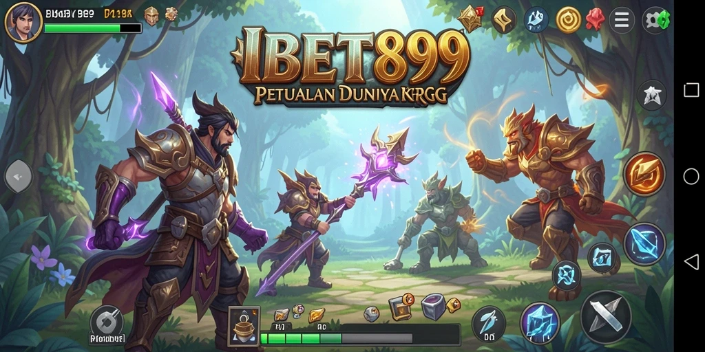 Tampilan gameplay RPG yang menegangkan dan mendebarkan.