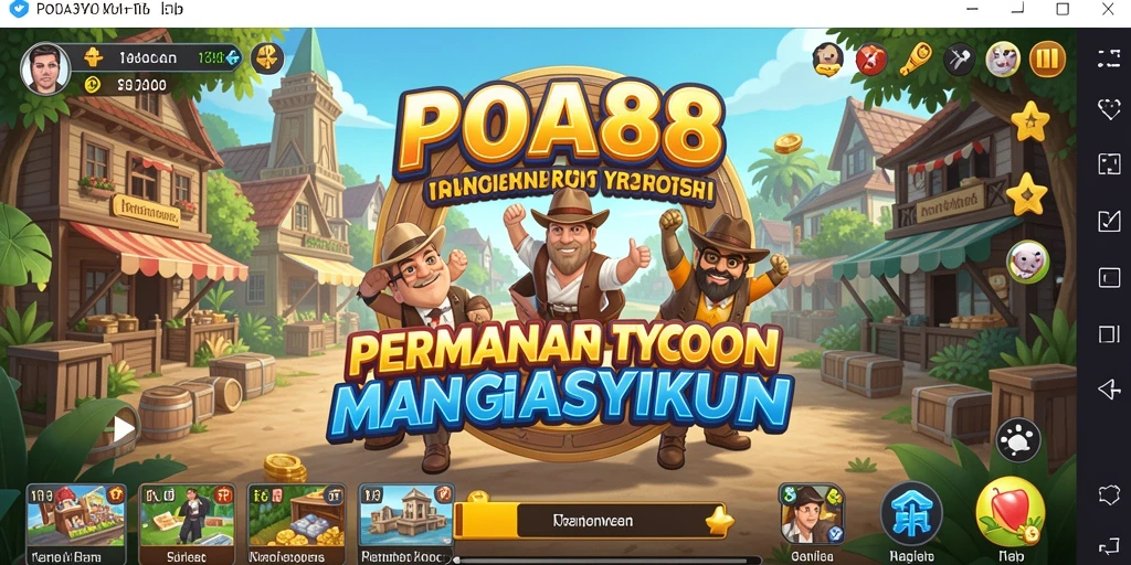 Gameplay POA88 yang menarik dalam pengelolaan bisnis Tycoon.