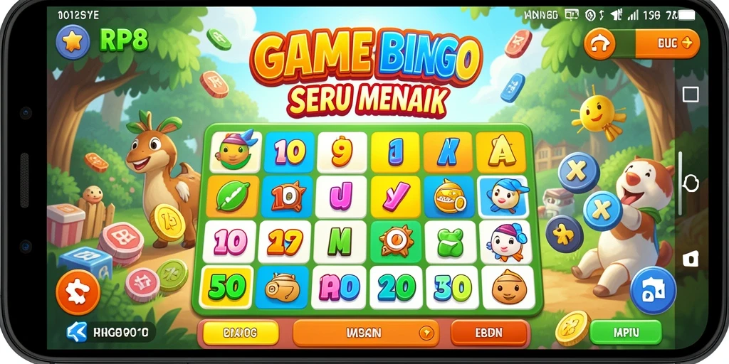 Screenshot gameplay RP8 yang menampilkan keseruan bermain Bingo.