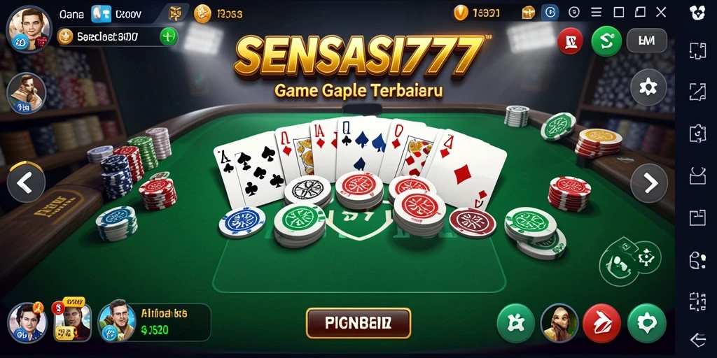 Tampilan gameplay SENSASI777 yang seru dan interaktif.