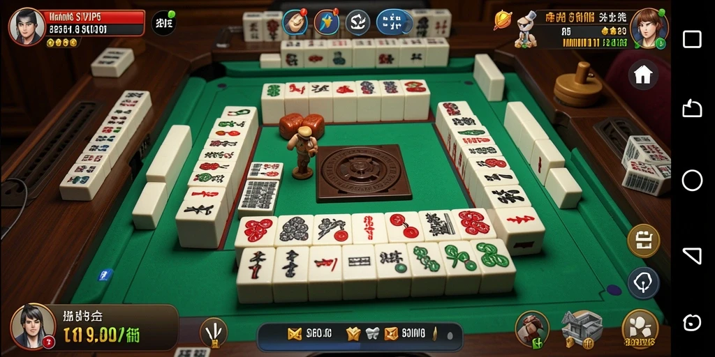 Tampilan gameplay SVIP5 yang menawan saat bermain Mahjong.